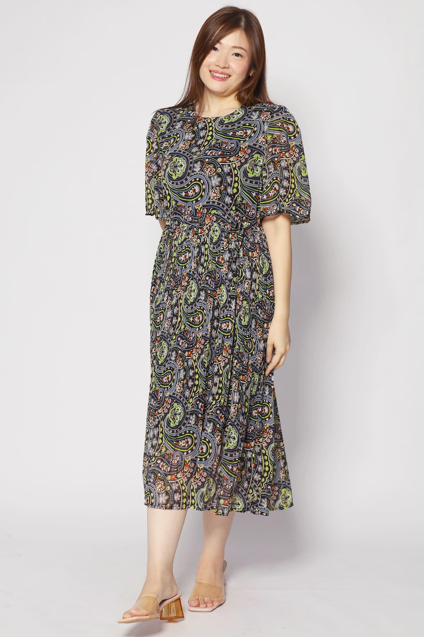 Annie Dress in Black Pastures - Image 3