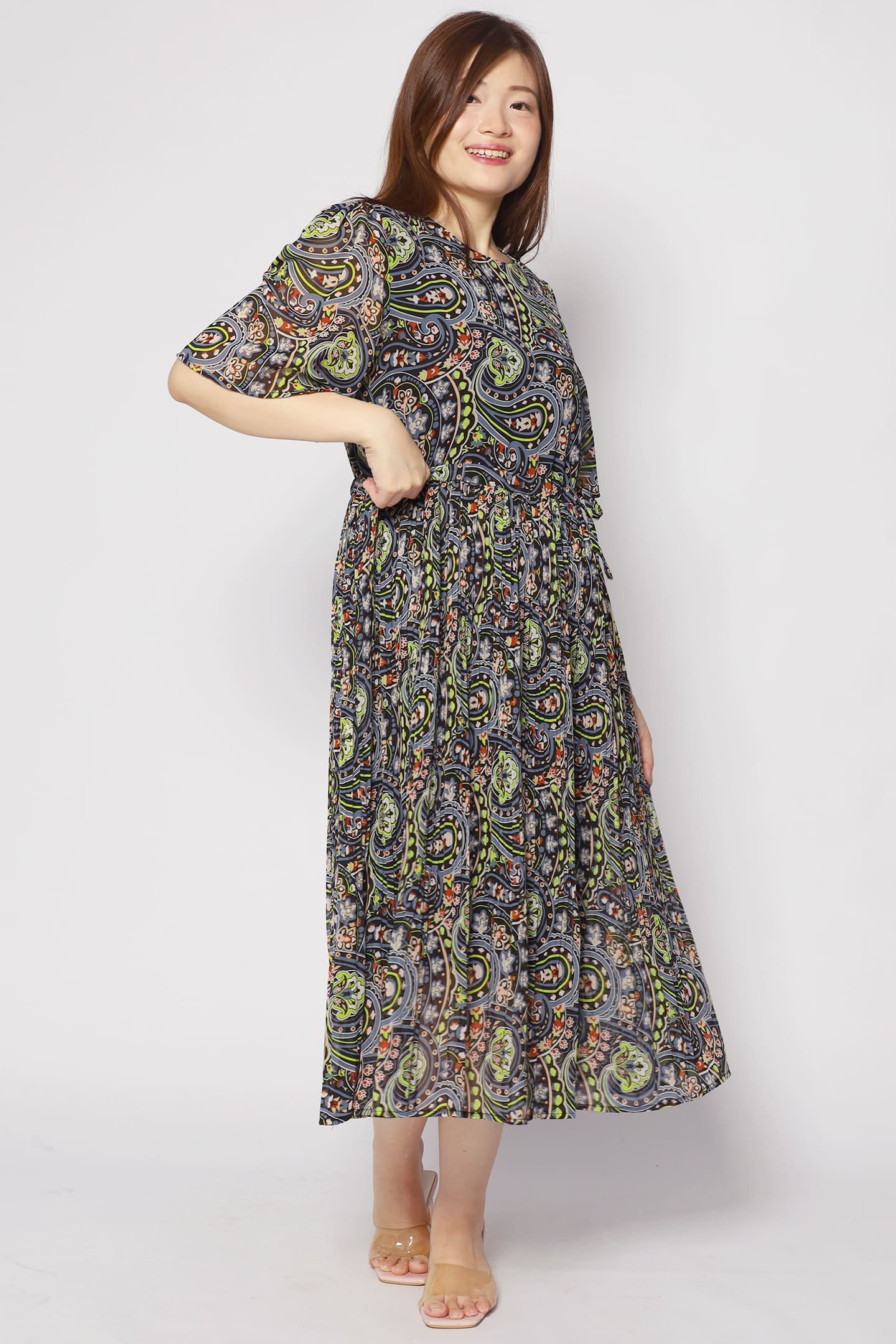 Annie Dress in Black Pastures - Image 4