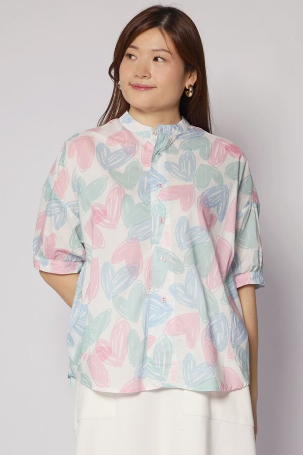 Liam Top in Pastel Hearts