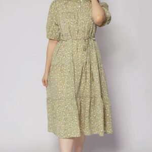 Moore Dress in Green Garden
