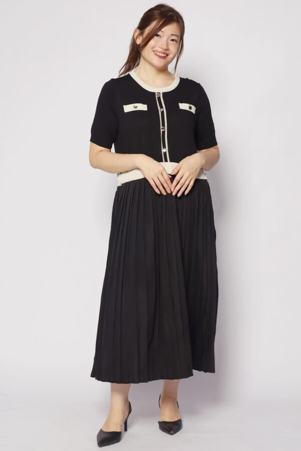 Audrey Knit Dress in Black