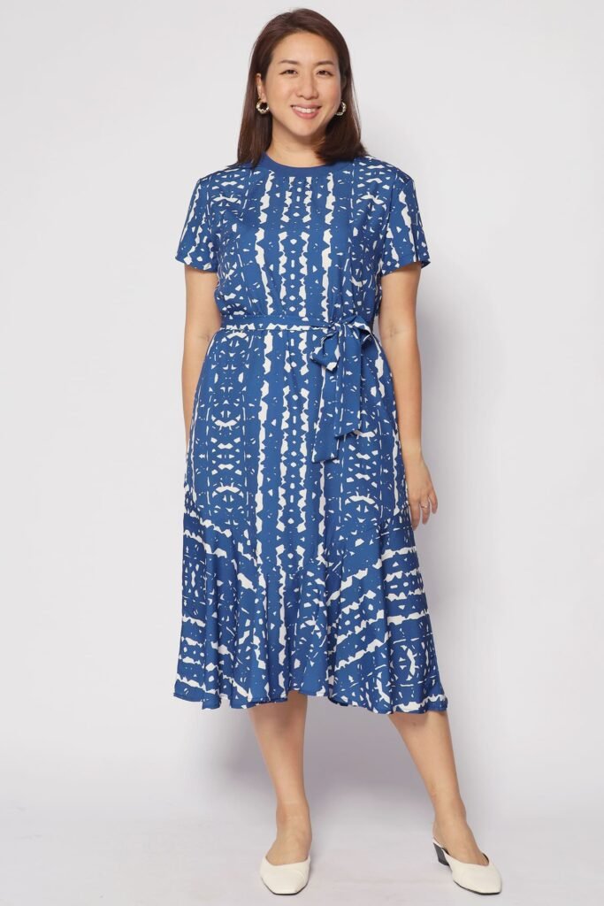 Gisele Dress in Blue Madrid