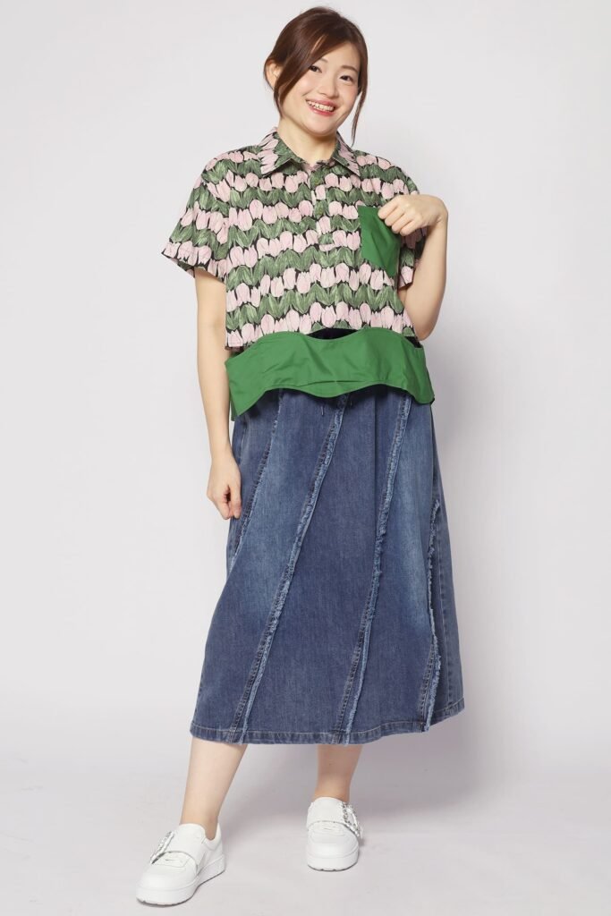 Backorders Harnie Top in Tulip Print