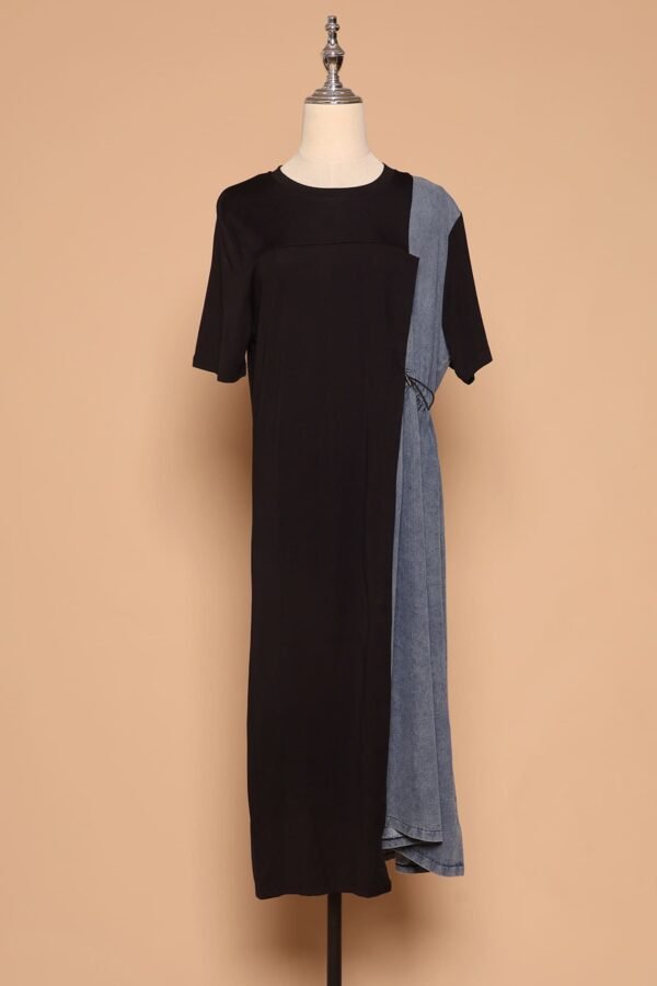 PO - Kara Dress in Denim Black