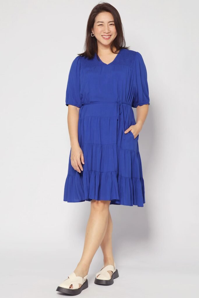 Melbourne Dress in Cobalt Blue