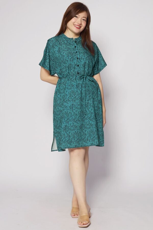 Penn Dress in Green Bonanza