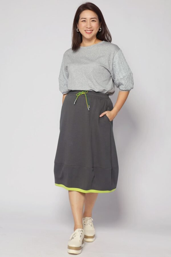 Piper Trimming Skirt in Grey