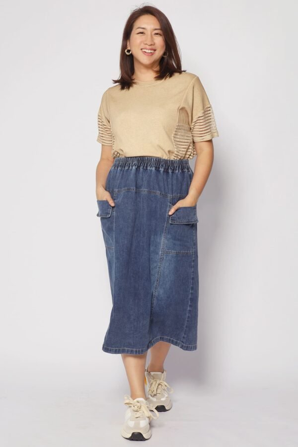 Backorders Quint Pocket Denim Skirt