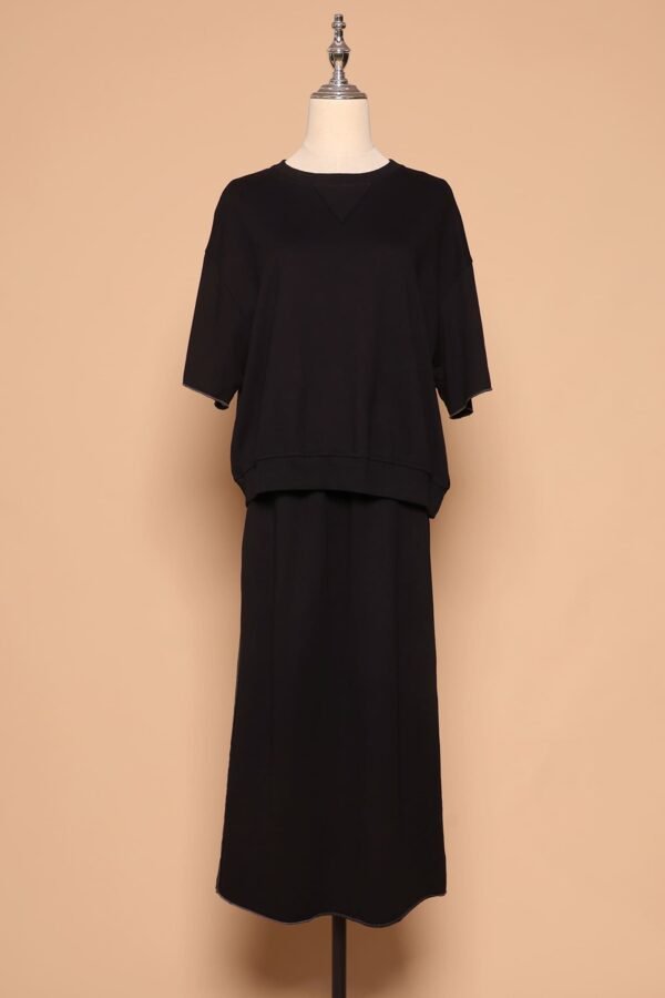 PO - Rocco 2 in 1 Top and Skirt Set in Black