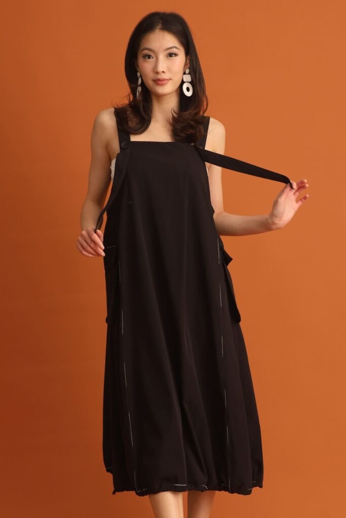 CHOSEN - Sera Pinafore Drawstring Dress