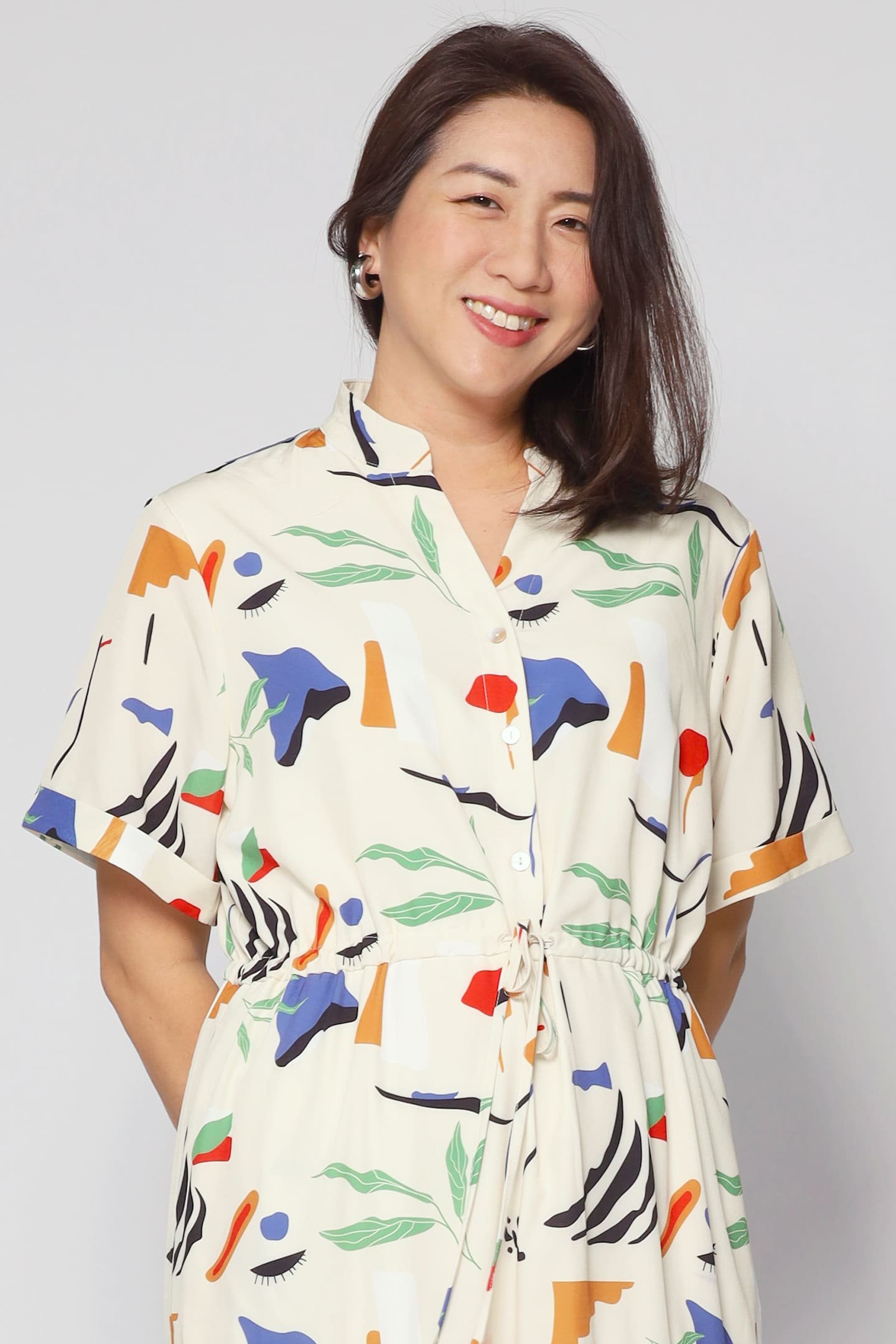 Vedette Dress in Crayola Strokes - Image 9