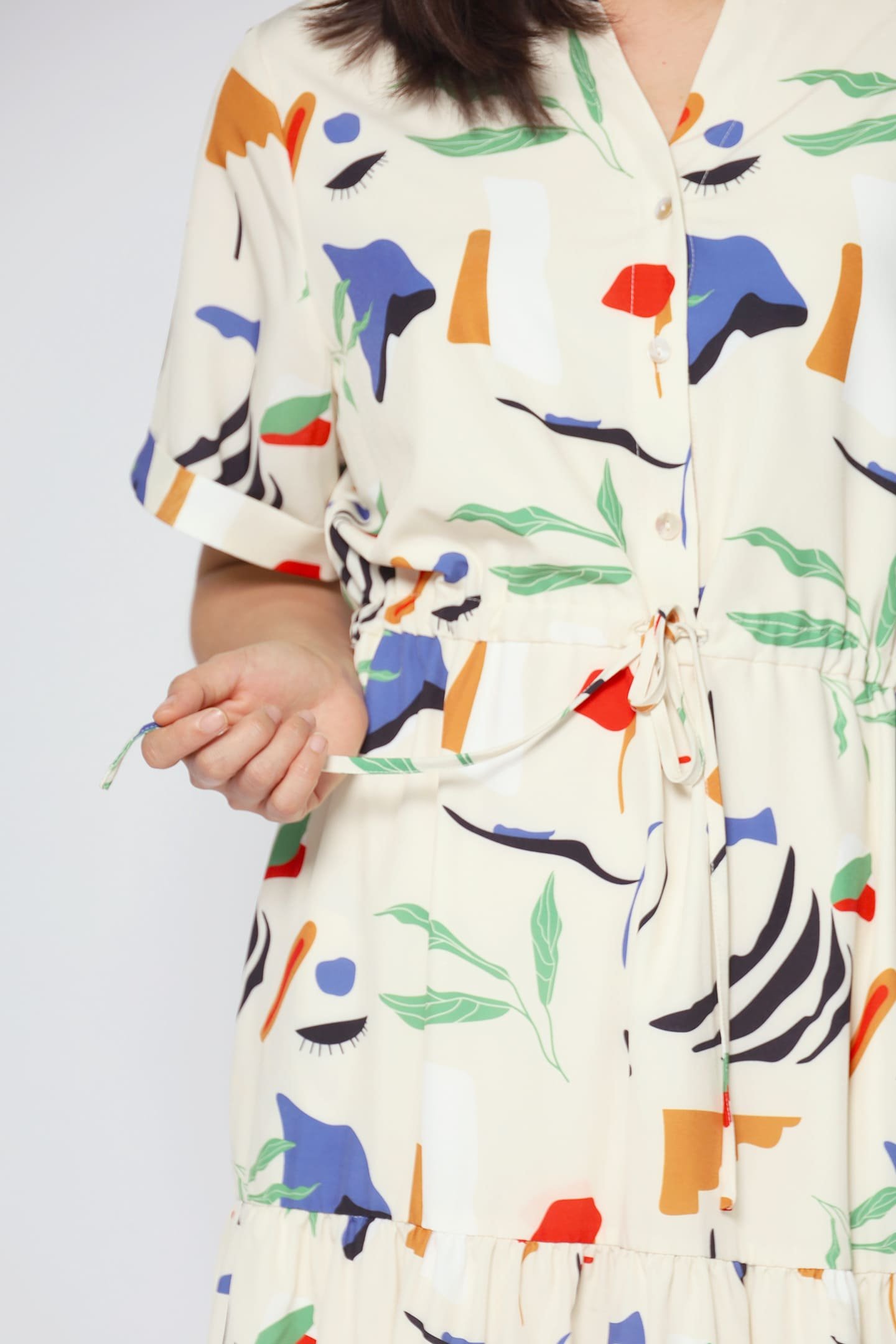 Vedette Dress in Crayola Strokes - Image 10