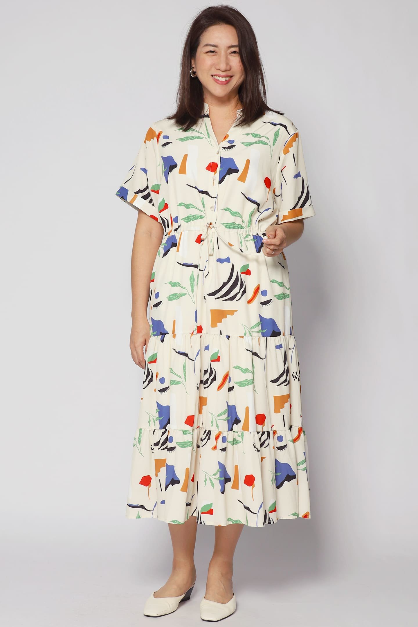 Vedette Dress in Crayola Strokes - Image 5